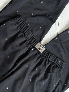 NEW VICTORIA'S SECRET SHINE SATIN PJ PANTS XS SHORT